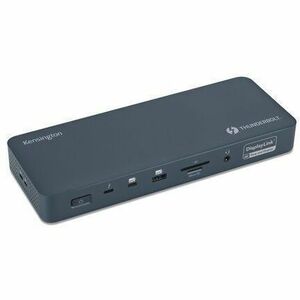 Kensington SD5900T Thunderbolt 4 USB4 USB-C Quad 4K Docking Station with DisplayLink - 100W Power Delivery