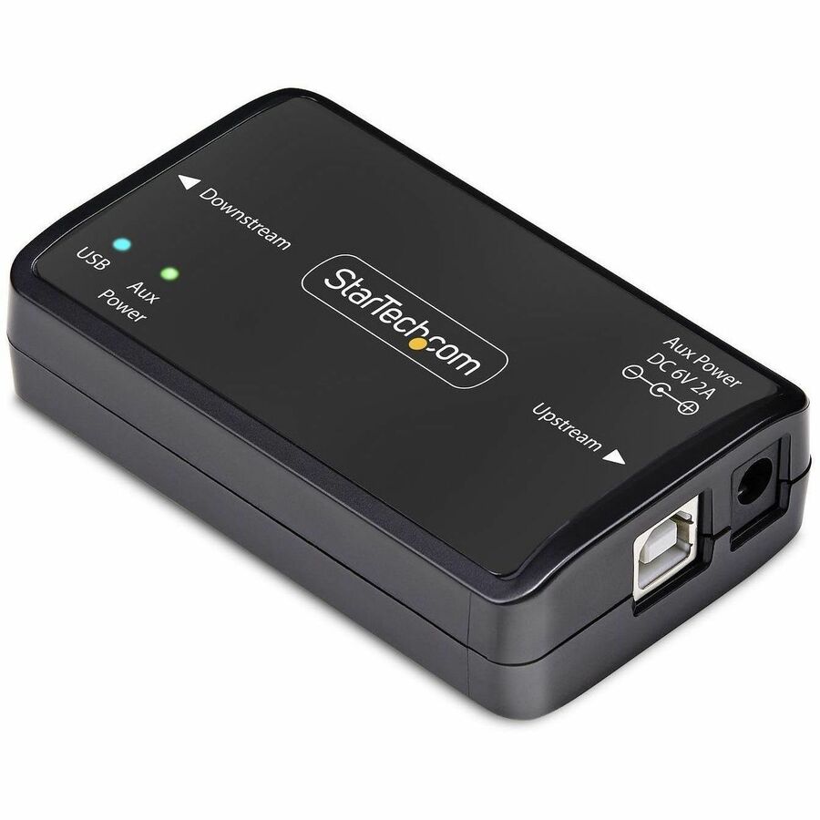 StarTech USB Galvanic Isolator Up To 6KV, Electrical Noise Isolator, IP40, DIN Rail Mount, Isolated Power Filter, USB 2.0 (12Mbps)/TAA
