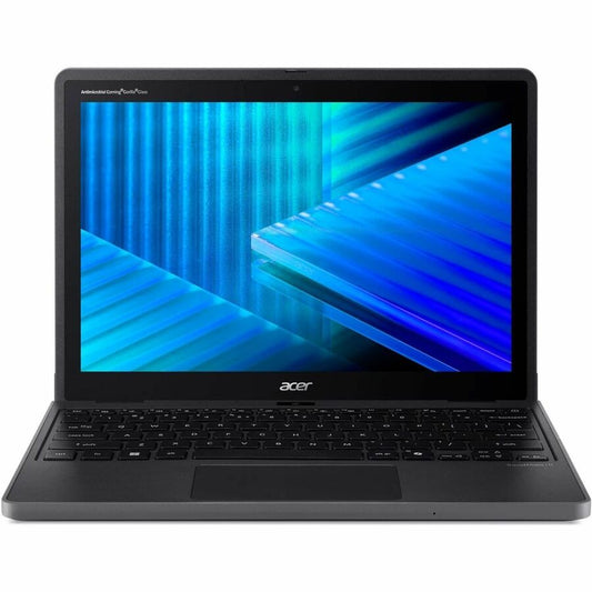 Acer TravelMate B3 Spin 12 TMB312RN-31 TMB312RN-31-C86V 12.2" Touchscreen Convertible 2 in 1 Notebook - WUXGA - 60 Hz - Intel N150 - 4 GB - 128 GB Flash Memory - English Keyboard - Black