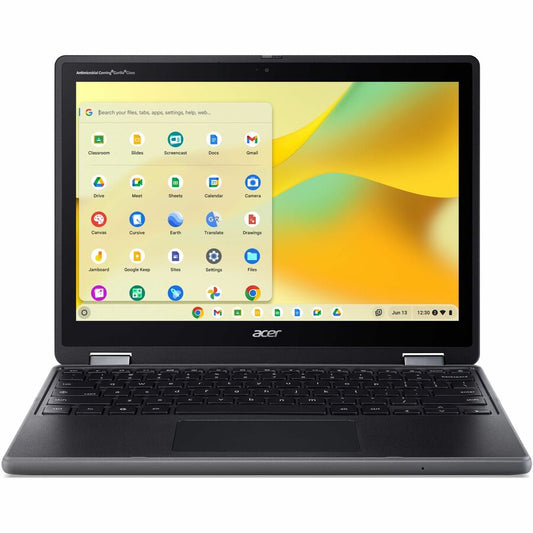 Acer Chromebook Spin 512 R857T R857T-C2Q8 12.2" Touchscreen Convertible 2 in 1 Chromebook - WUXGA - 60 Hz - Intel - 8 GB - 64 GB Flash Memory - English (US) Keyboard - Black