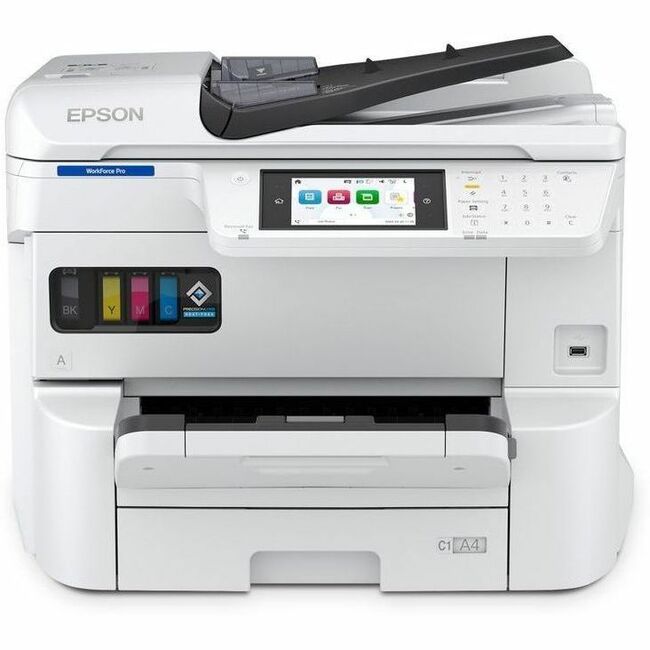 Epson WorkForce Pro EM-C7100 Wired & Wireless Inkjet Multifunction Printer - Color