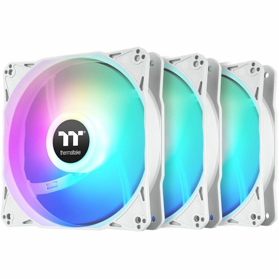 Thermaltake LE120 ARGB Sync PC Cooling Fan White (3-Fan Pack)