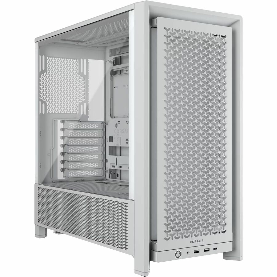 Corsair FRAME 4000D Modular Mid-Tower PC Case - White