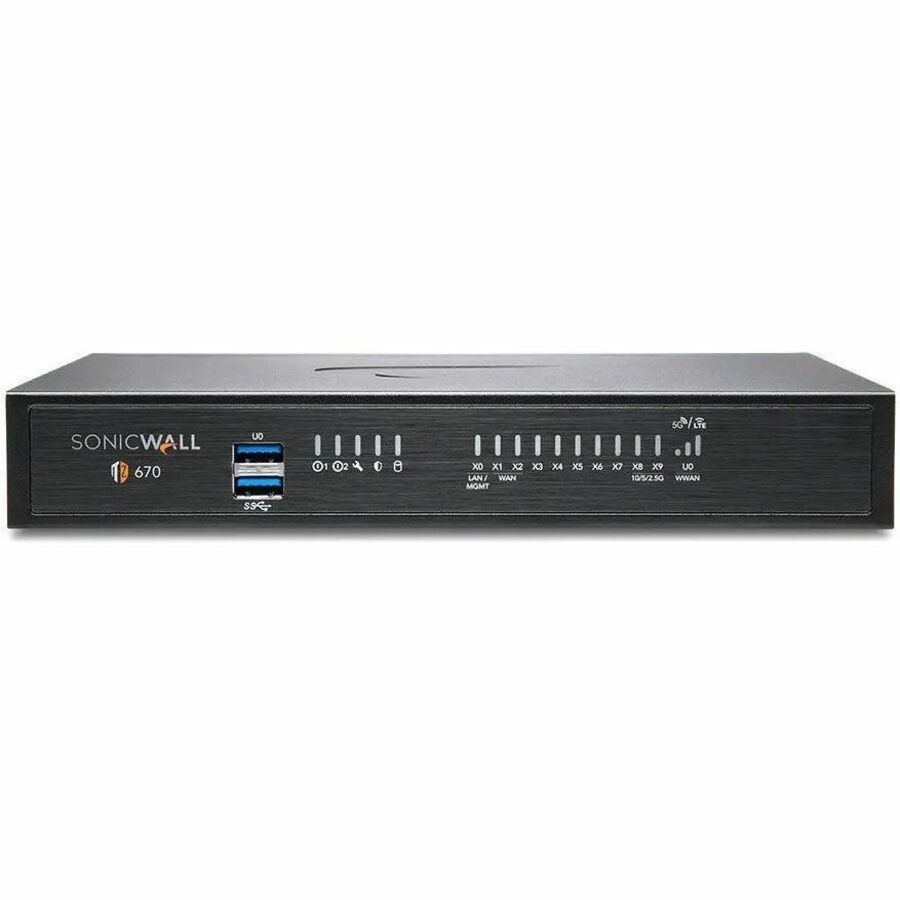 SonicWall TZ670 Network Security/Firewall Appliance