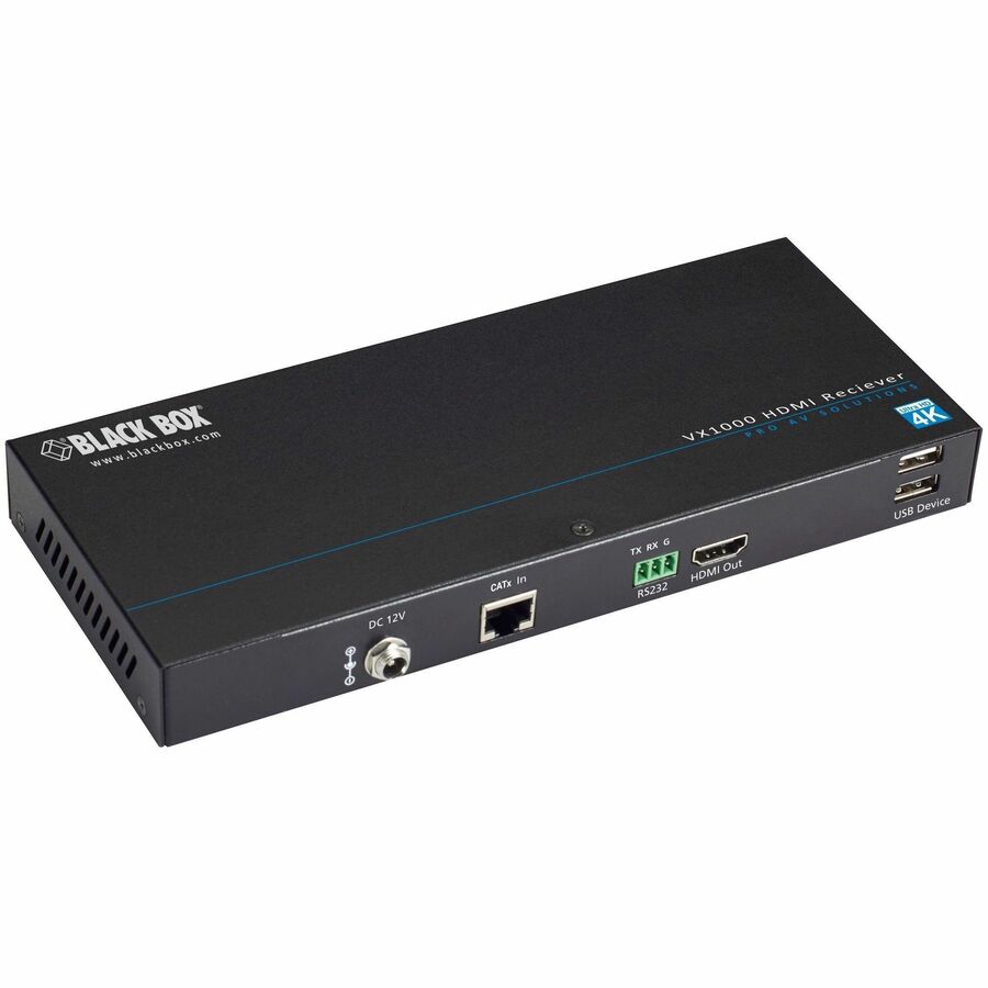 Black Box VX1000 Series Extender - 4K, HDMI, CATx, USB