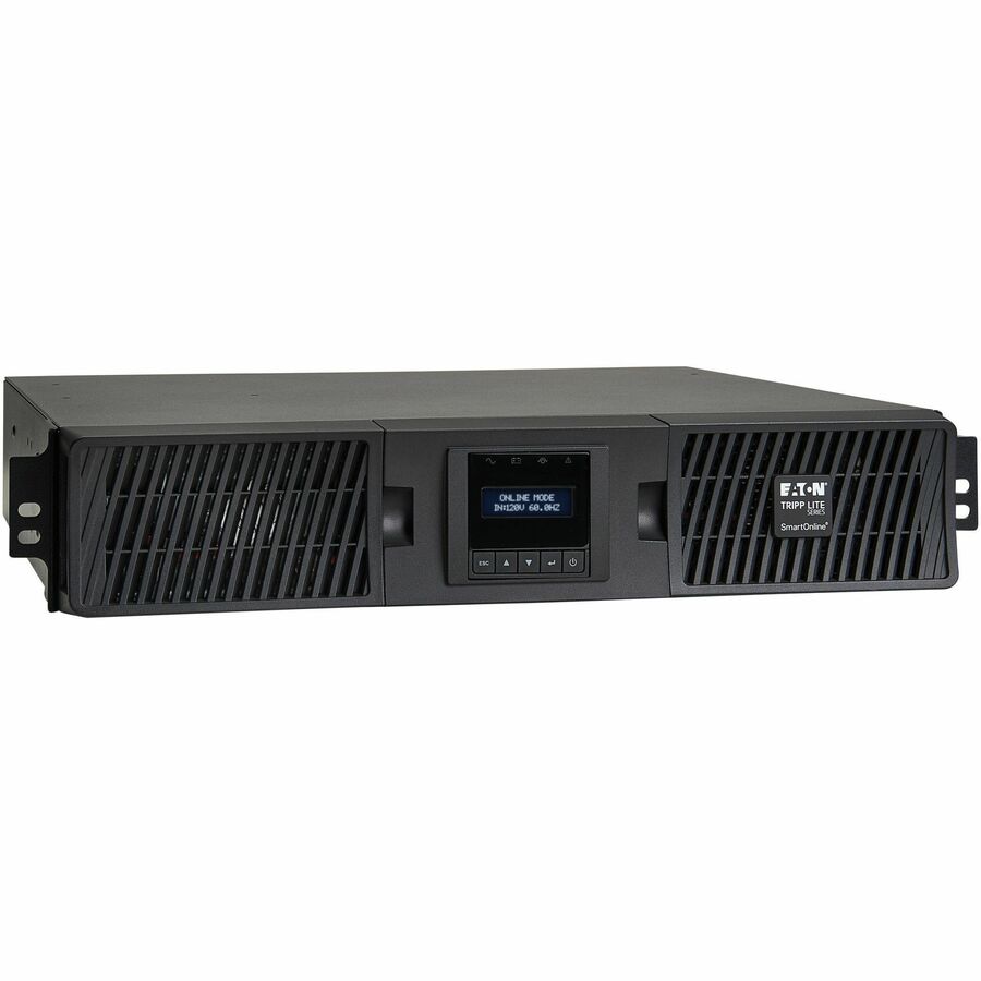 Eaton Tripp Lite Series SmartOnline 3000VA 2700W 120V Double-Conversion Sine Wave UPS - 7 Outlets, Extended Run, Network Card Option, LCD, USB, DB9, 2U Rack/Tower, TAA