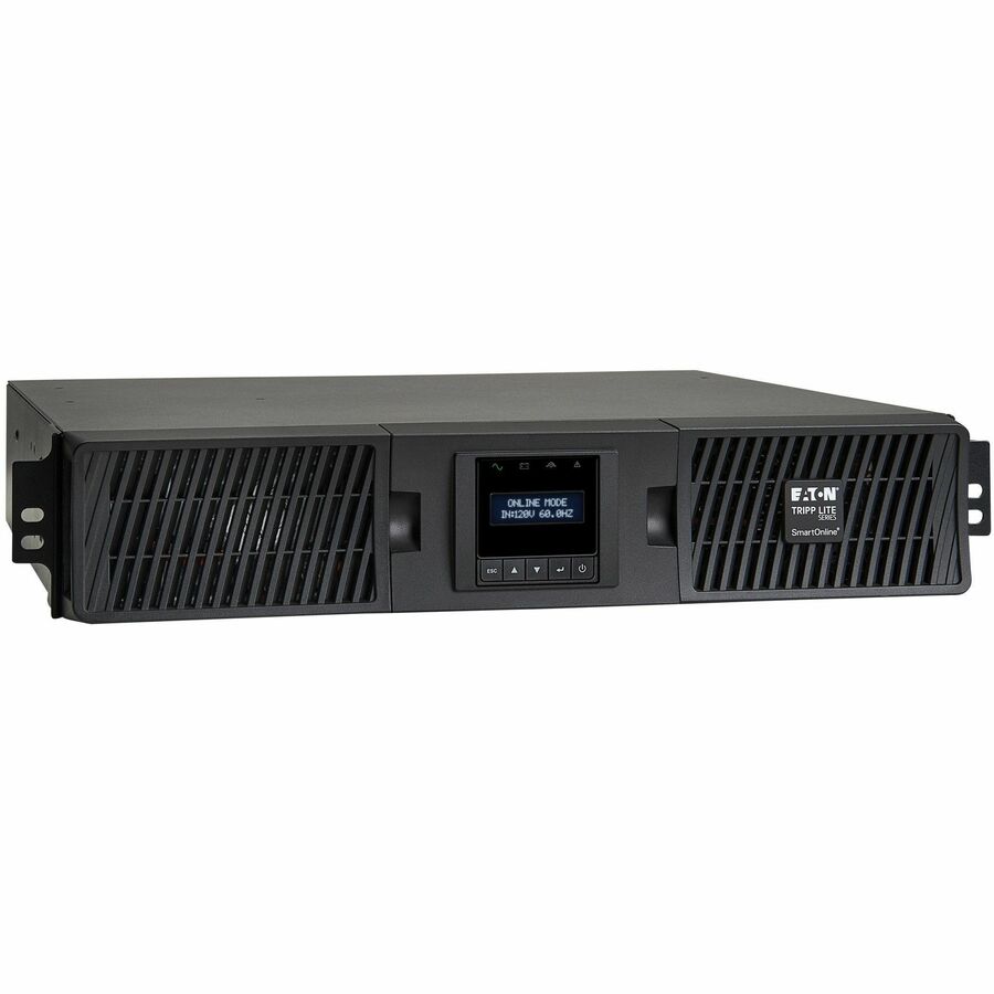 Eaton Tripp Lite Series SmartOnline 2000VA 1800W 120V Double-Conversion Sine Wave UPS - 7 Outlets, Extended Run, Network Card Option, LCD, USB, DB9, 2U Rack/Tower, TAA