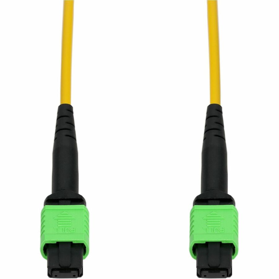 6M MPO TO MPO YELLOW DUPLEX OFNR (RISER-RATED) 12-STRAND SMF FIBER PATCH CABLE