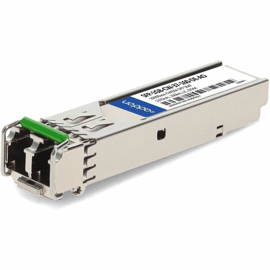 AddOn Dell&reg; Compatible TAA 1000Base-CWDM SFP Transceiver (SMF, 1370nm, 160km, LC, DOM)