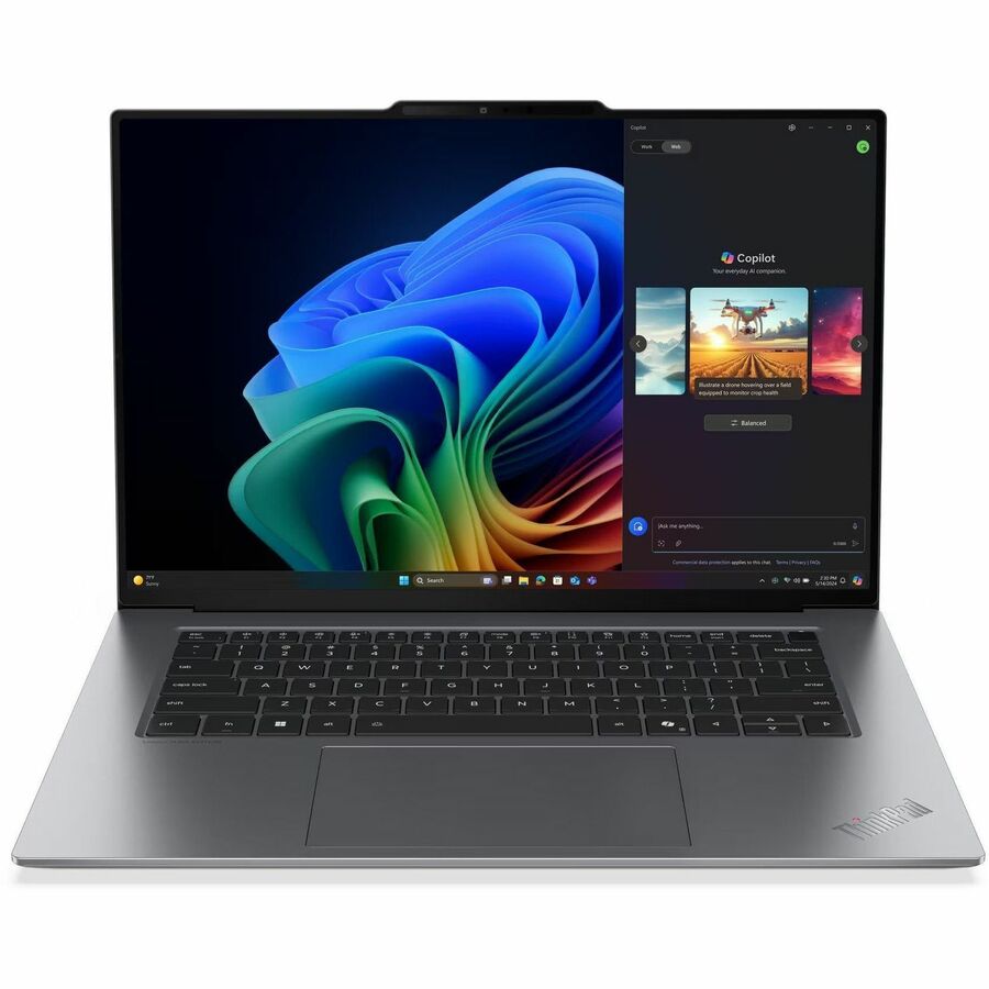 Lenovo ThinkPad X9-15 Gen 1 21Q60025US 15.3" Copilot+ PC Notebook - 2.8K - 120 Hz - Intel Core Ultra 7 268V - vPro Technology - Intel Evo Platform - 32 GB - 1 TB SSD - English Keyboard - Black, Gray