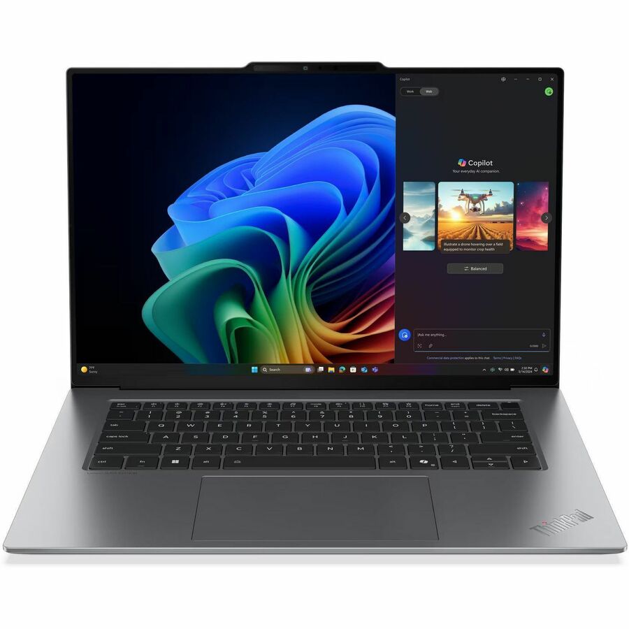 Lenovo ThinkPad X9-15 Gen 1 21Q60027US 15.3" Touchscreen Copilot+ PC Notebook - 2.8K - 120 Hz - Intel Core Ultra 7 258V - Intel Evo Platform - 32 GB - 1 TB SSD - English Keyboard - Black, Gray