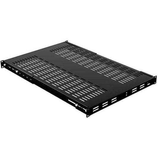 IOGEAR Adjustable Depth Heavy Duty Fixed Rack Shelf - Vented