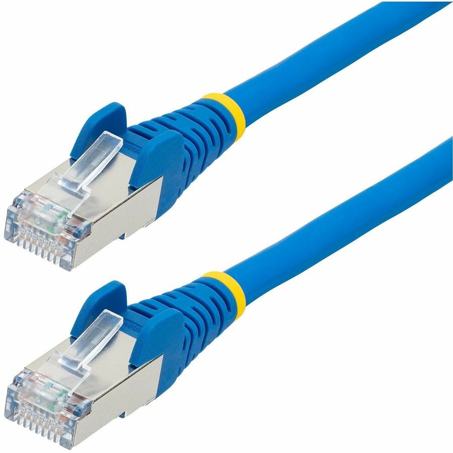 75FT BLUE CAT6A ETHERNET CABLE, SNAGLESS RJ45, 10G, 100W POE, S/FTP, LSZH, 27AWG