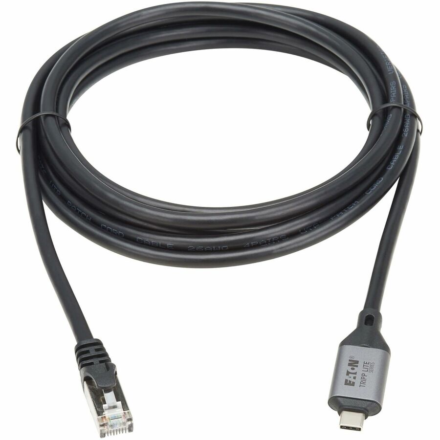 TRIPP LITE SERIES USB-C TO RJ45 GIGABIT ETHERNET CABLE (M/M) - USB 3.2 GEN 1, 3M