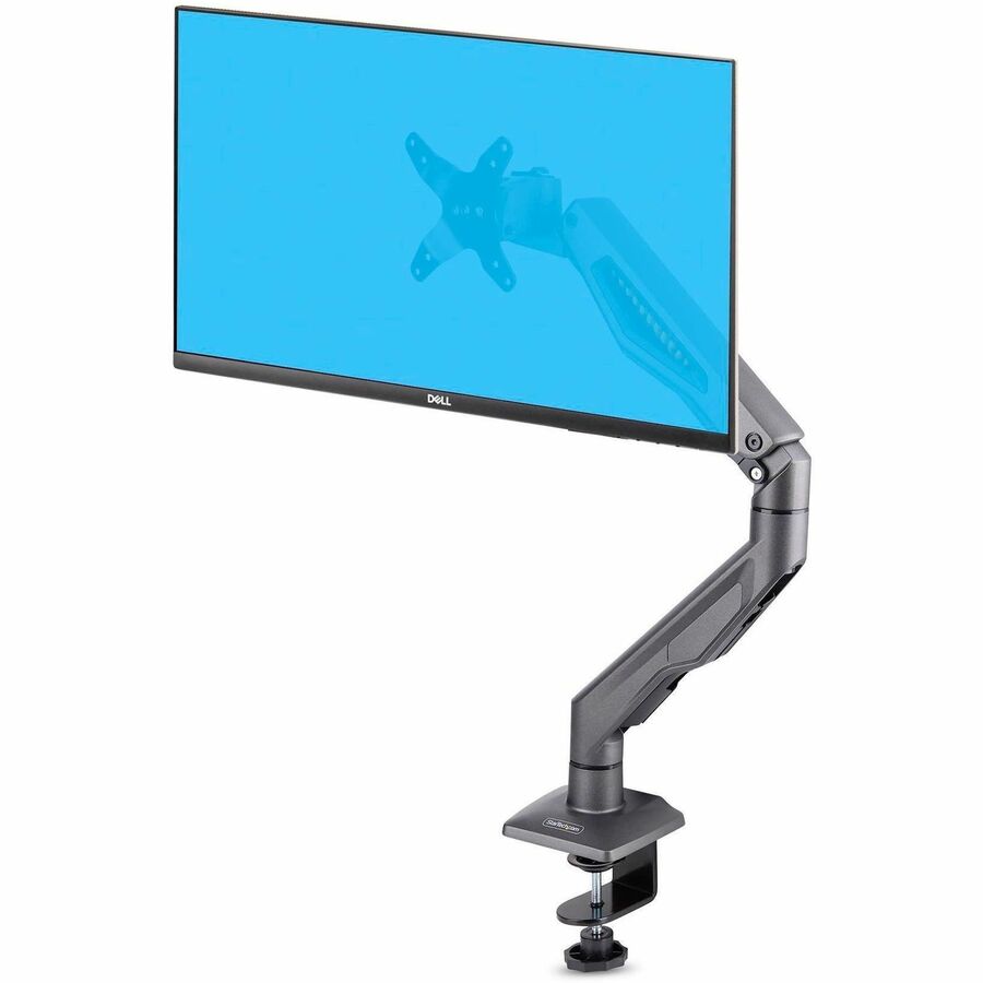 StarTech Desk Mount Monitor Arm, Up To 32" Display, Max 22lb/10kg, VESA, C-Clamp, Fully Articulating, Mechanical Spring, TAA-Compliant