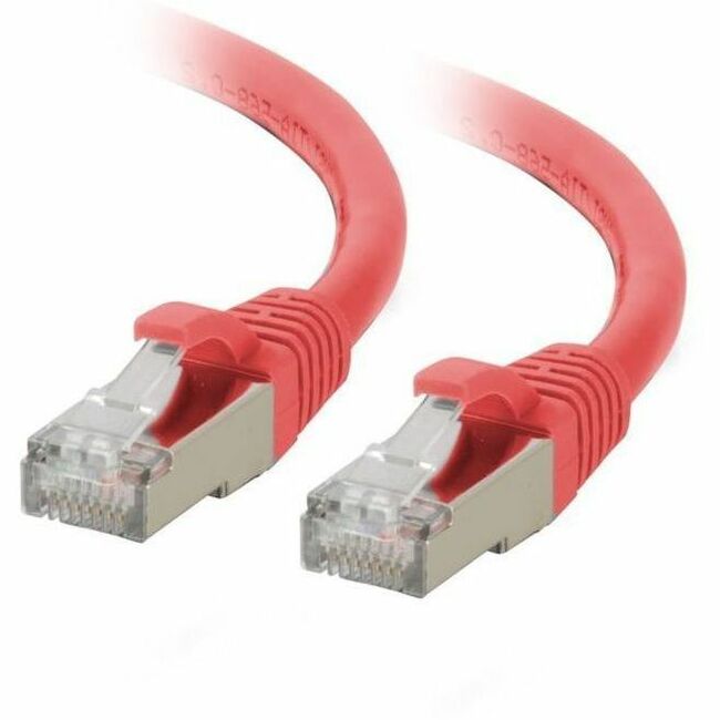 35FT/10.7M CAT6A SNAGLESS STP CABLE-RED