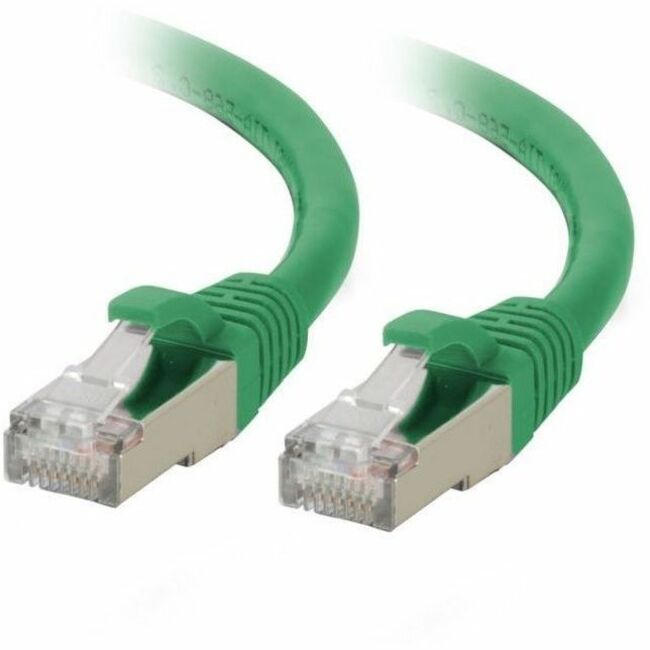 35FT/10.7M CAT6A SNAGLESS STP CABLE-GRN