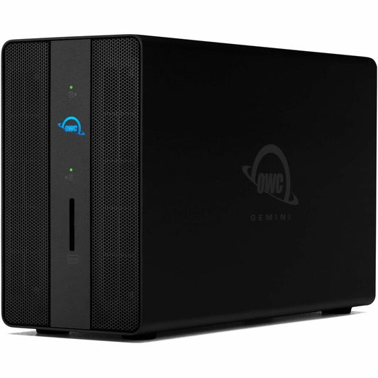 OWC 48TB Gemini Thunderbolt (40Gb/s) Dock And Dual-Drive HDD RAID External Storage Solution