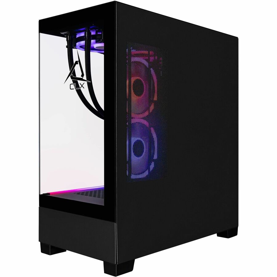 CLX SET Gaming Desktop Computer - Intel Core i9 14th Gen i9-14900KF - 64 GB - 4 TB HDD - 2 TB SSD - Mid-tower - Black