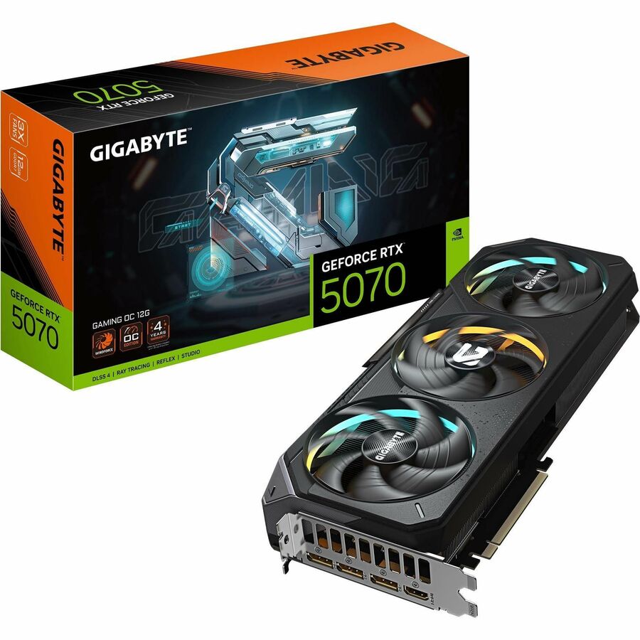 GIGABYTE NVIDIA GeForce RTX 5070 Graphic Card - 12 GB GDDR7