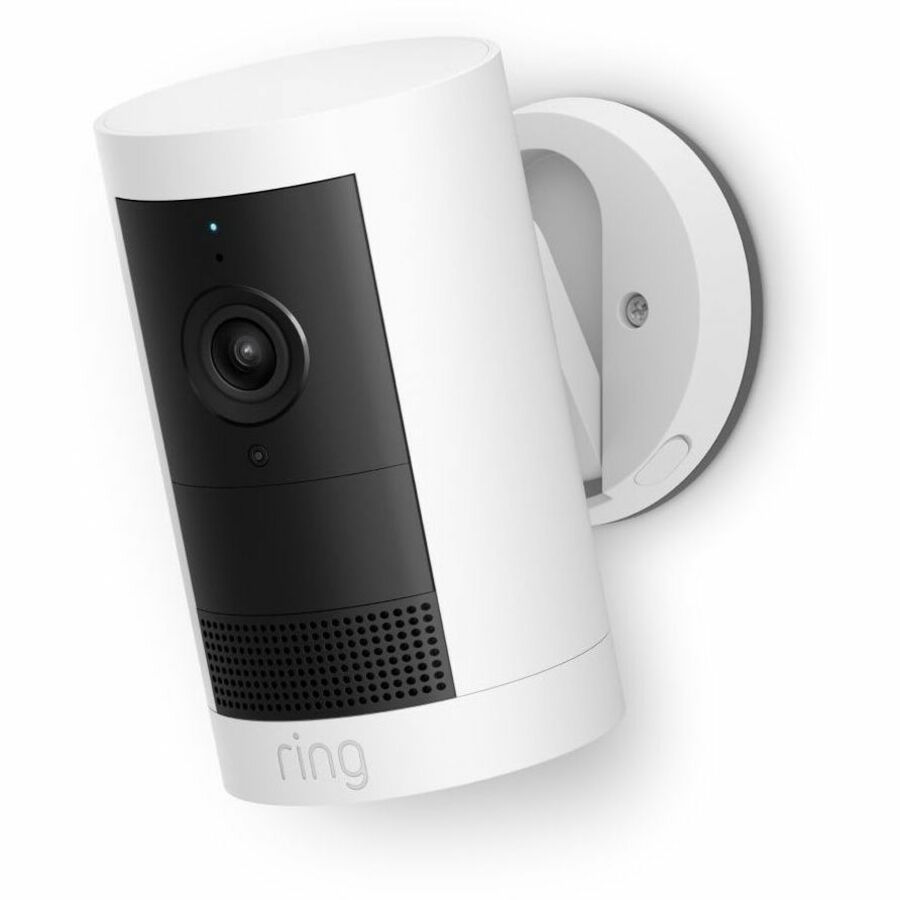 Ring Cam Plus Outdoor, Indoor 2K Network Camera - Color - 1 Pack - White