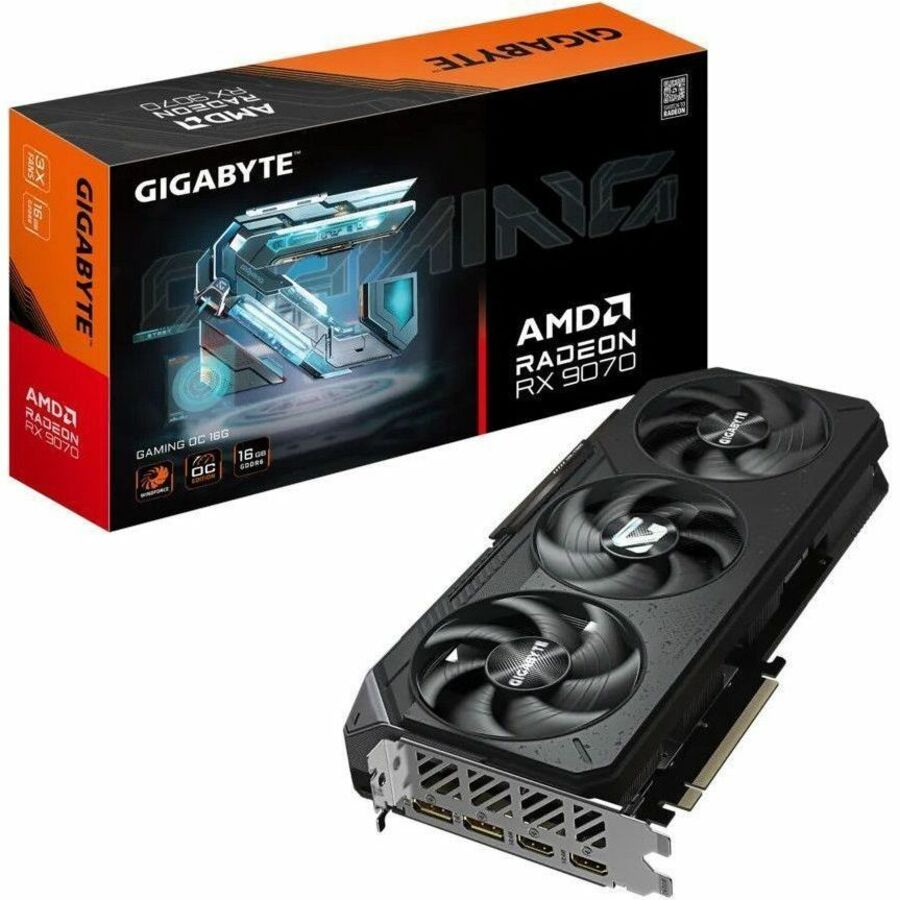 GIGABYTE AMD Radeon RX 9070 Graphic Card - 16 GB GDDR6