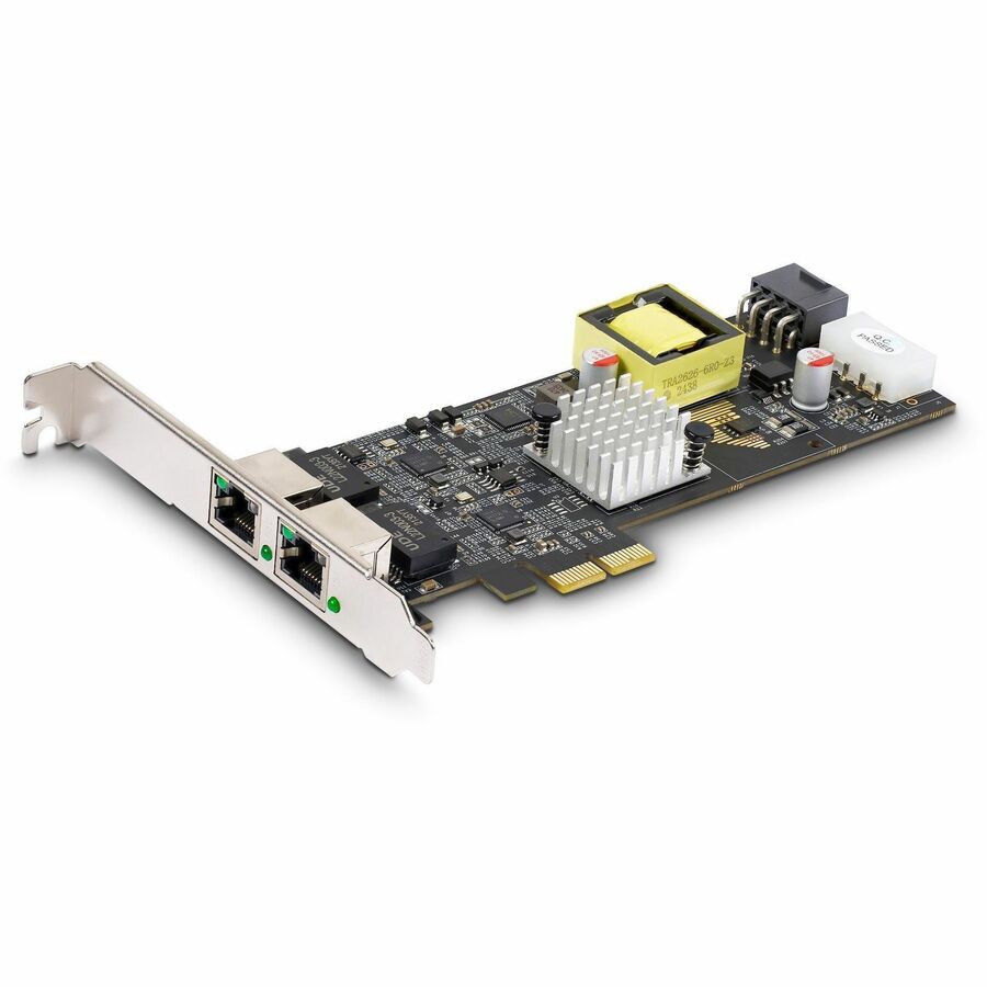 StarTech 2-Port 2.5Gbps PCI Express PoE Network Card, Dual Intel I225-V, PCIe 802.3af/at PoE+ Multi-Gigabit Ethernet NIC