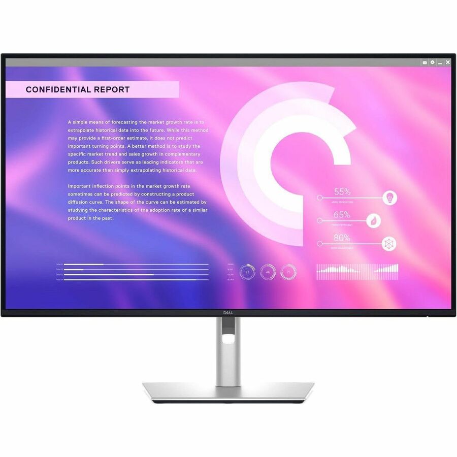 Dell Pro Plus P3225DE 32" Class WQHD LED Monitor - 16:9 - Black, Gray