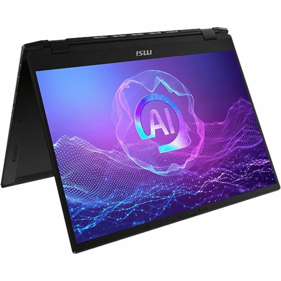 MSI SummitPro 16 AI A2HVETG-074US 16" Touchscreen Convertible 2 in 1 Notebook - QHD+ - 165 Hz - Intel Core Ultra 7 255H - Intel Evo Platform - 32 GB - 1 TB SSD - Ink Black