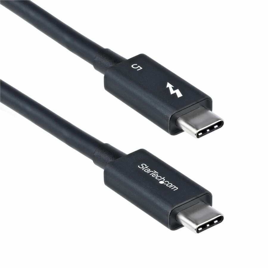 StarTech 3ft (1m) Thunderbolt 5 Cable, 80Gbps/120Gbps, 240W PD, 8K 60Hz, Certified Thunderbolt Cable, Compatible w/TB4/USB-C