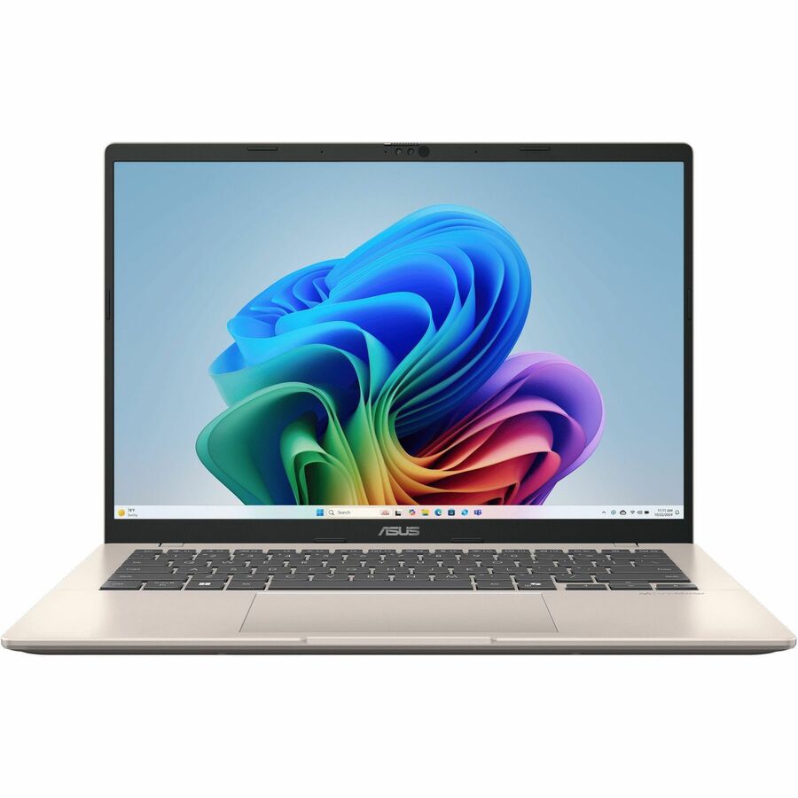 Asus VivoBook 14 M1407 M1407KA-PS74 14" Copilot+ PC Notebook - WUXGA - 60 Hz - AMD Ryzen AI 7 350 - 16 GB - 512 GB SSD - Platinum Gold