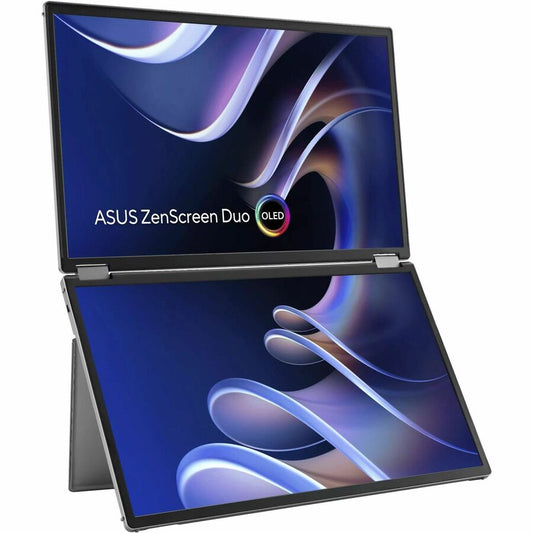Asus ZenScreen Duo MQ149CD 14" Class WUXGA OLED Monitor - 16:10 - Silver