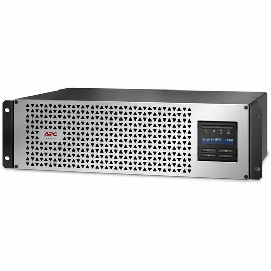 APC Smart-UPS, Line Interactive, 1500VA, Lithium-ion, Rackmount 3U, 120V, 6x NEMA 5-15R outlets, SmartConnect Port+SmartSlot, AVR, LCD [TAA]