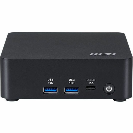 MSI Cubi NUC AI 1UMG-014US Desktop Computer - Intel Core Ultra 7 155H - 32 GB - 1 TB SSD - Mini PC - Black