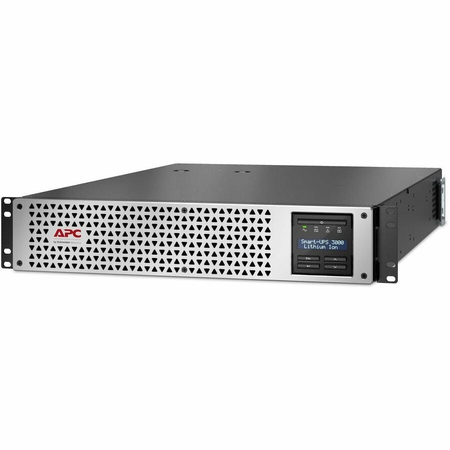 APC Smart-UPS, Line Interactive, 3kVA, Lithium-ion, Rackmount 2U, 120V, 2x NEMA 5-20R+6x NEMA 5-15R outlets, SmartConnect Port+Network Card, LCD [TAA]