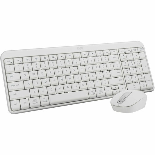 Logitech MK250 Bluetooth Wireless Mouse and Keyboard Combo: Fast & Easy Connectivity, Compact Wireless Keyboard, Ambidextrous Mouse (White)