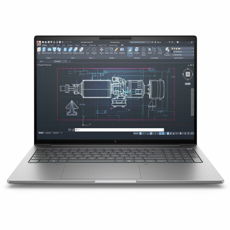 HP ZBook 8 G1i 16" Mobile Workstation - WUXGA - 60 Hz - Intel Core Ultra 7 255H - 16 GB - 512 GB SSD - English Keyboard - Meteor Silver