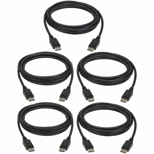 Tripp Lite series P580-010-5PK DisplayPort Audio/Video Cable