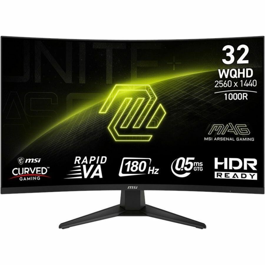 MSI MAG 325CQF 31.5 inch VA QHD Display 180Hz FreeSync Curved Gaming Monitor