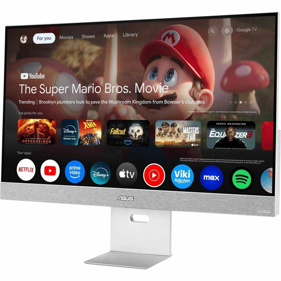 Asus ZenScreen MS32UC 32" Class 4K UHD Smart LED Monitor - 16:9 - Silver