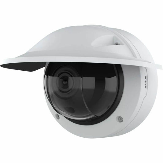 AXIS Q3548-LVE 8 Megapixel Outdoor 4K Network Camera - Color - Dome - White - TAA Compliant