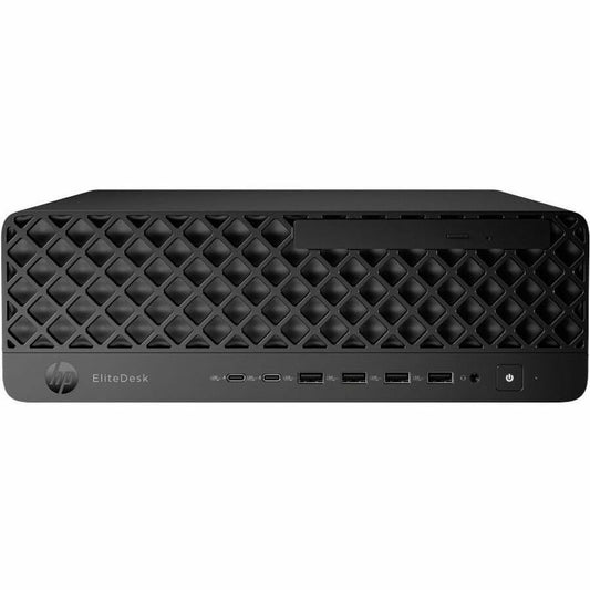 HP EliteDesk 8 G1i Desktop Computer - Intel Core Ultra 7 265 - vPro Technology - 32 GB - 512 GB SSD - Small Form Factor - Jack Black - Smart Buy
