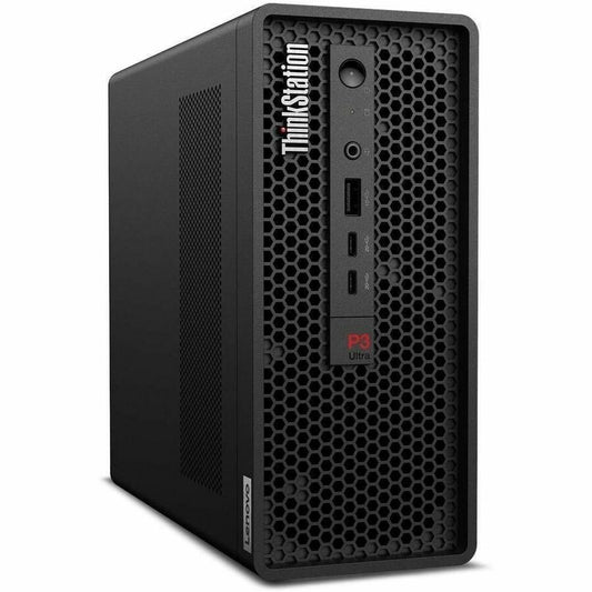 Lenovo ThinkStation P3 Ultra Gen 2 30J50032US Workstation - 1 x Intel Core Ultra 7 2nd Gen 265 - vPro Technology - 32 GB - 512 GB SSD - Small Form Factor - Black