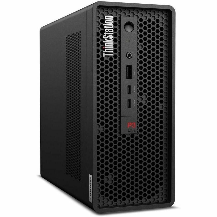 Lenovo ThinkStation P3 Ultra Gen 2 30J50033US Workstation - 1 x Intel Core Ultra 9 2nd Gen 285 - vPro Technology - 32 GB - 1 TB SSD - Small Form Factor - Black