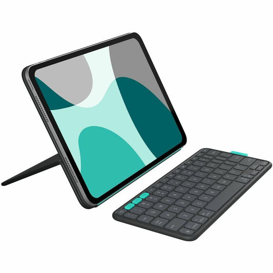 Logitech Flip Folio Keyboard Case for iPad Pro 11-inch (M4 & M5) & iPad Air 11-inch (M2 & M3)(5th Gen - 2024), Graphite