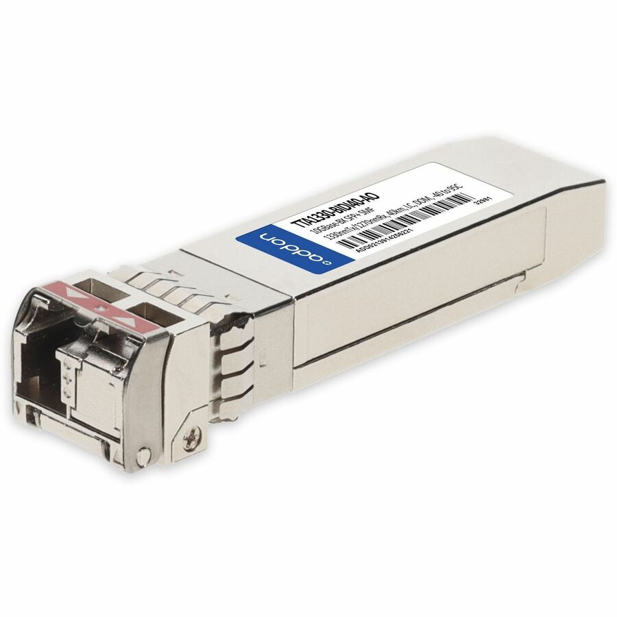 AddOn Commscope TTA1330-BIDI40 Compatible TAA 10GBase-BX SFP+ Transceiver (SMF, 1330nmTx/1270nmRx, 40km, LC, DOM, -40 to 95C)