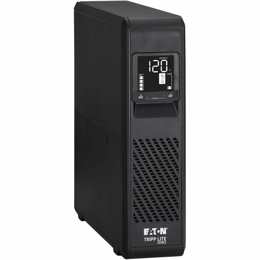 Eaton Tripp Lite Series 750VA 475W 120V Line-Interactive Pure Sine Wave Cloud-Connected UPS with Remote Monitoring - 8 NEMA 5-15R Outlets (Surge and Battery Backup), LCD, 5-15P Plug, Tower