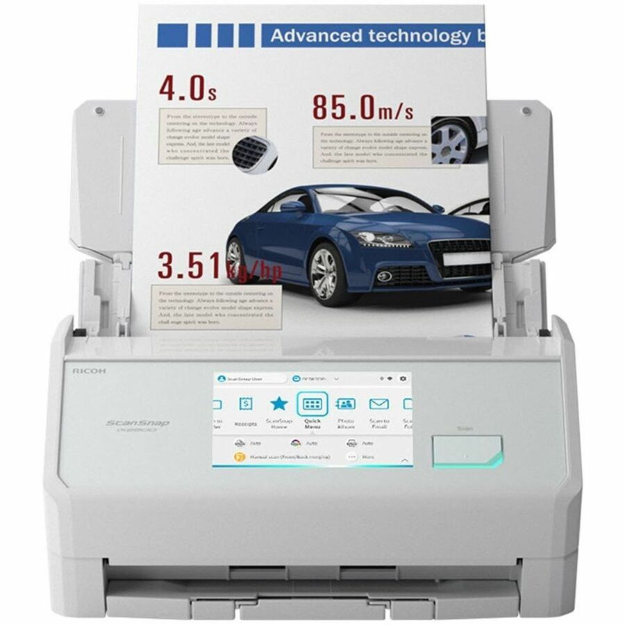 Scansnap iX2500 (White) Large Format ADF/Manual Feed Scanner - 600 dpi Optical - White