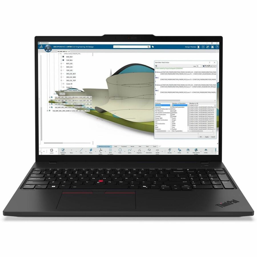 Lenovo ThinkPad P16s Gen 4 21QR001QUS 16" Copilot+ PC Mobile Workstation - WUXGA - AMD Ryzen AI 7 PRO 350 - 32 GB - 512 GB SSD - English Keyboard - Black