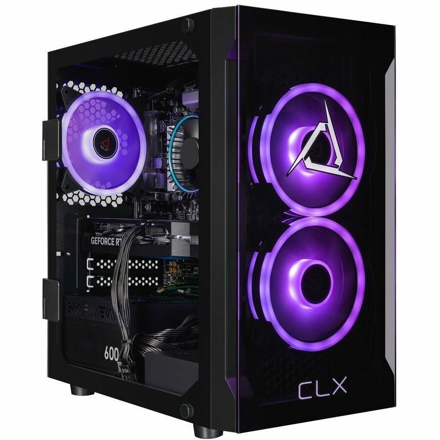 CLX SET TGMSETRTA5501BM Gaming Desktop Computer - Intel Core i5 14th Gen i5-14400F - 32 GB - 2 TB SSD - Mini-tower - Black